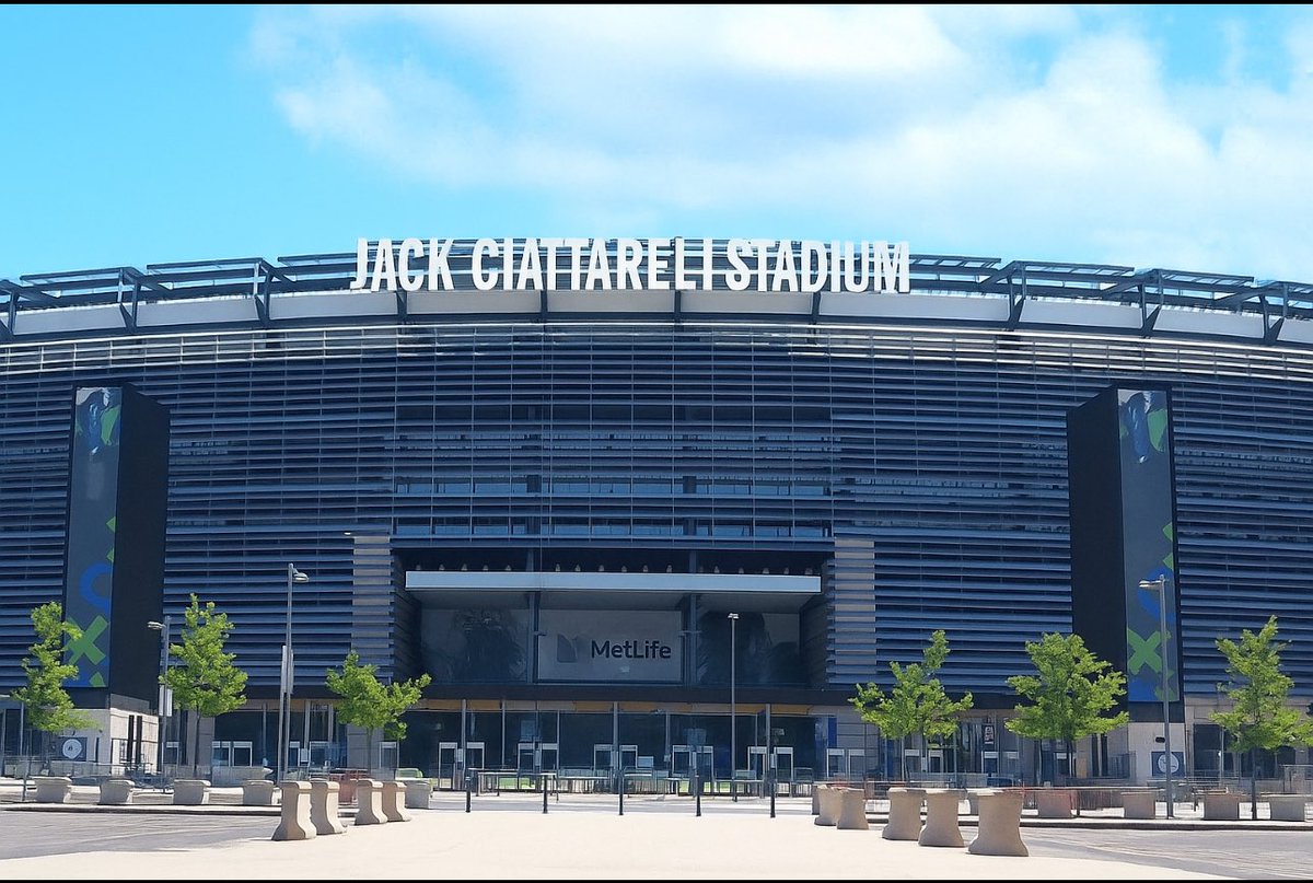 JetLifeStadium's tweet image. 🚨 BREAKING: MetLife Stadium is officially being renamed Jack Ciattarelli Stadium.

After deep reflection, Jets and Giants ownership agreed the new name perfectly captures the spirit of the building  #NewJersey #MAGA #NFL #jerseystrong #Epstein #NYC #Election2025