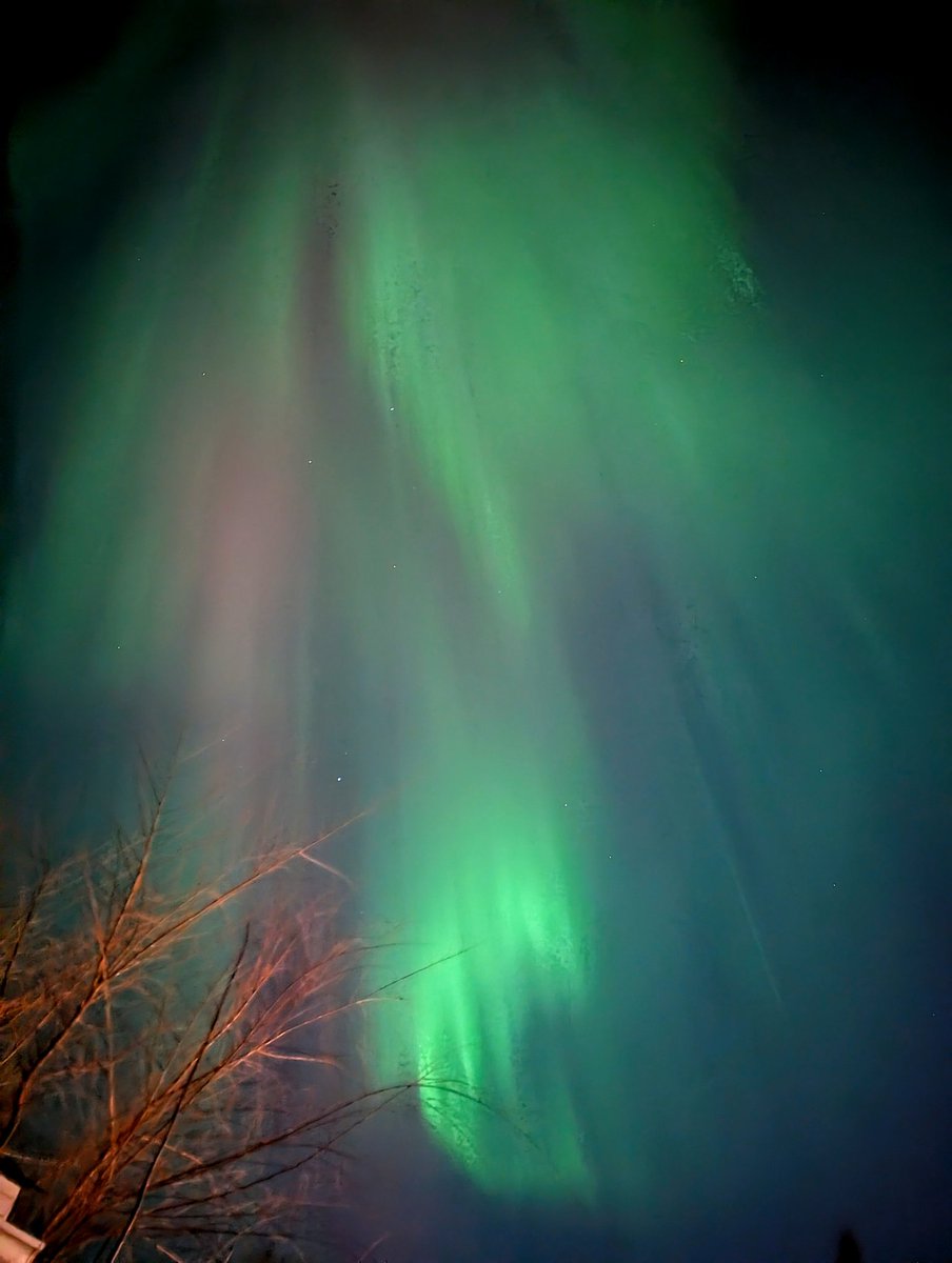 Okay, last one of the night. My 💚 is happy!!! #aurora #northernlights #Auroraborealis