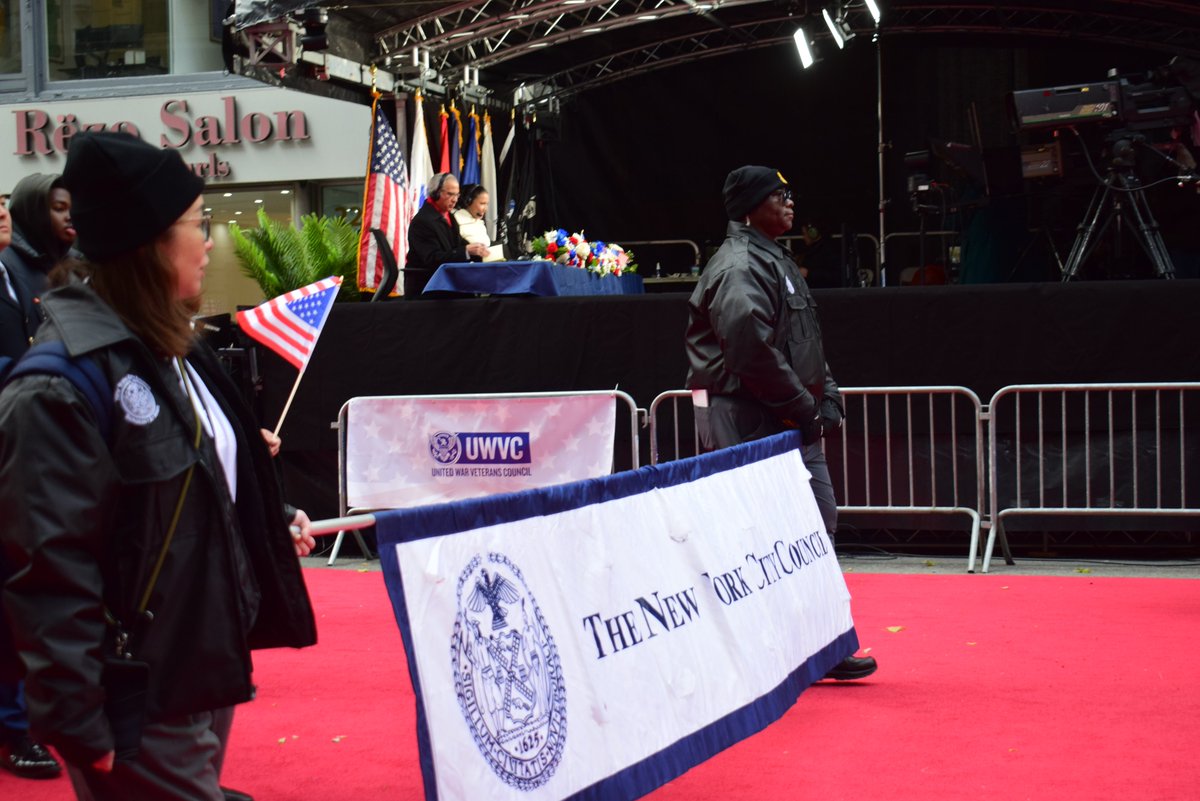 FESTER and the NYC Council at the Veterans Day Parade. I think one member showed up. The Council is a Commie disgrace.  🤬