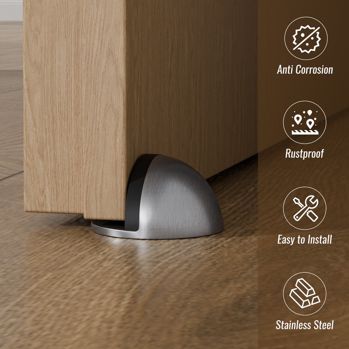 boxichen1's tweet image. Stop the slam! 💥 This stainless steel floor door stop is a game-changer.

🔹 Self-adhesive, no drilling
🔹 Sleek, low-profile design
🔹 Protects doors &amp;amp; walls quietly
🔹 4 PCS for your whole home
Perfect for renters! 👇
[ccjh.shop/products/ccjh-…]
#HomeHack #RenterTips #SmartHome