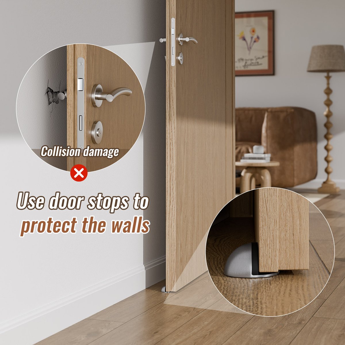 boxichen1's tweet image. Stop the slam! 💥 This stainless steel floor door stop is a game-changer.

🔹 Self-adhesive, no drilling
🔹 Sleek, low-profile design
🔹 Protects doors &amp;amp; walls quietly
🔹 4 PCS for your whole home
Perfect for renters! 👇
[ccjh.shop/products/ccjh-…]
#HomeHack #RenterTips #SmartHome