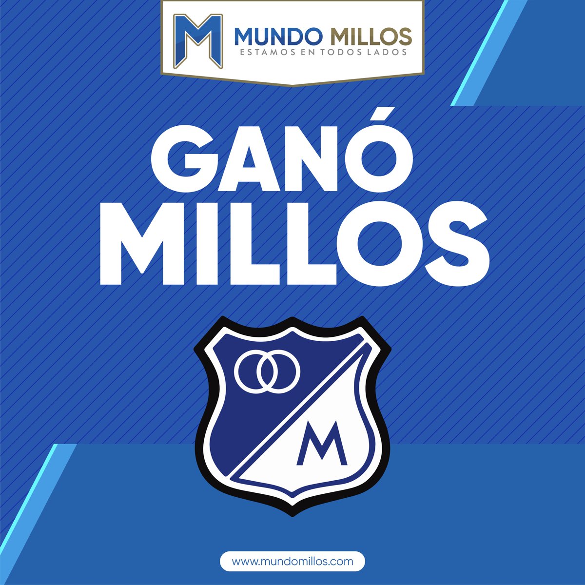 MundoMillos's tweet image. #FINAL ¡GANÓ MILLONARIOS!

El Embajador terminó su 2025 venciendo a Chicó en Tunja por primera vez desde 2021. 

A ustedes, muchísimas gracias por habernos acompañado en este año partido a partido

Ya viene el #TercerTiempo 

#FelizNavidad
#FelizAñoNuevo 
#EstamosEnTodosLados