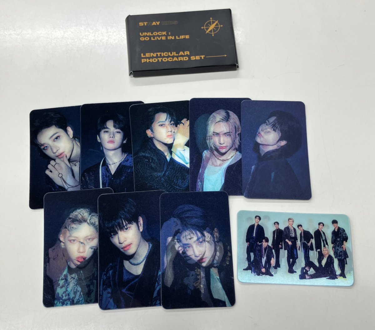 StrayKids StrayKids UNLOCK チェキ風トレカ、レンチキュラートレカが