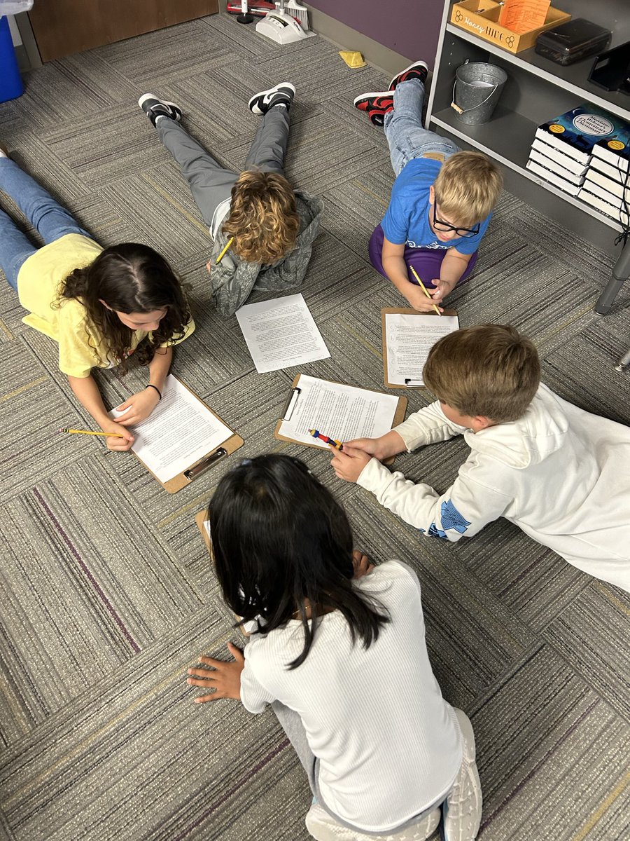 It was amazing watching these forever learners take ownership of their learning and empowering each other. Jigsaw activity for the win! <a href="/windsongelem/">Windsong Ranch Elementary</a>