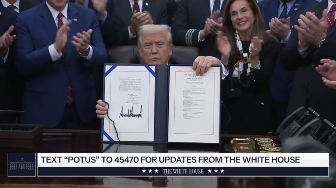 Proud to stand with our President <a href="/realDonaldTrump/">Donald J. Trump</a> as we reopen the government and get back to work for the American people! Let’s keep putting America FIRST.