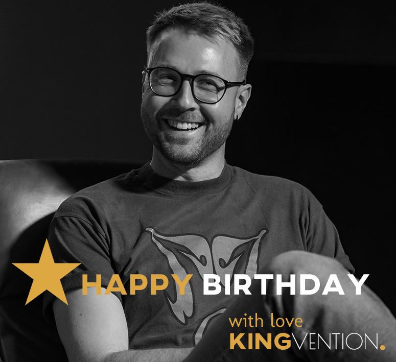 All of us at Kingvention: the volunteers, the team, and the fans, join together to wish our incredible Creative Director a very happy birthday! 🥳

Pez, thank you for a decade of hard work, creativity, and friendship. Your vision, passion, and dedication have shaped Kingvention