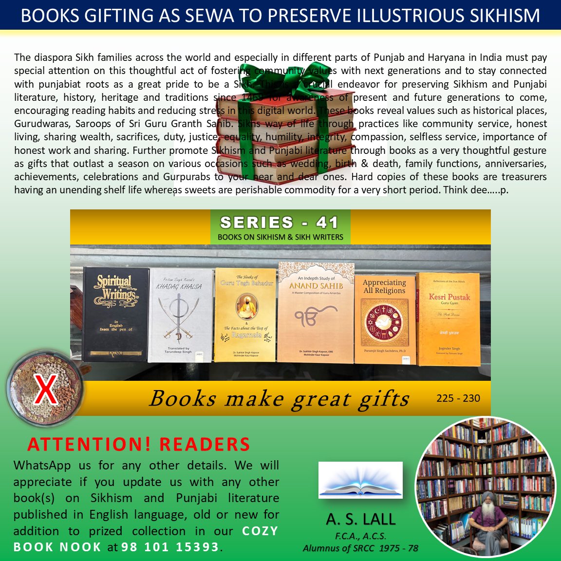 GloriousPunjab1's tweet photo. Books on Sikhism &amp; Sikh Writers. Series: 38- 41. #Sikhs #Sikhism #Books #BooksPublishers #Punjab #Bookshops https://t.co/GPWpTd8xJI