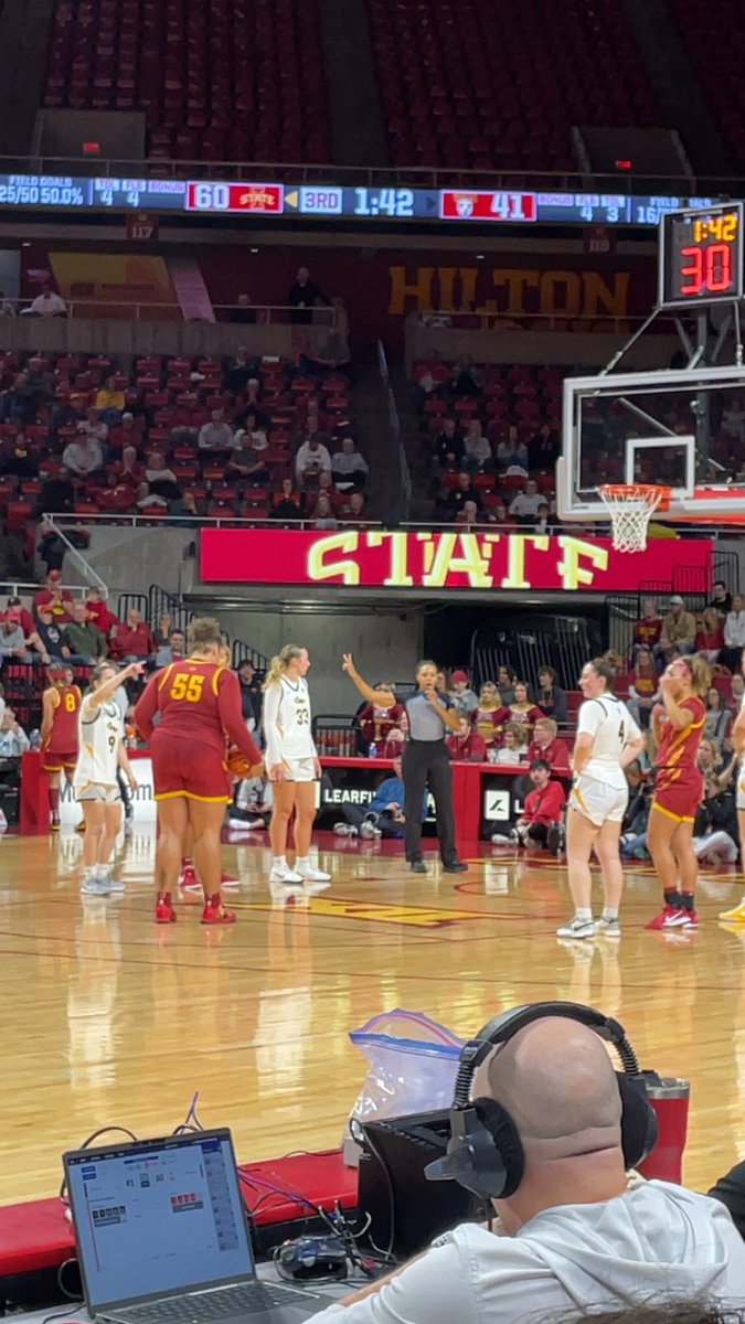 Court side watching <a href="/AudiCrooks/">Audi Crooks</a> drop a 40 piece and sets a new record 🔥