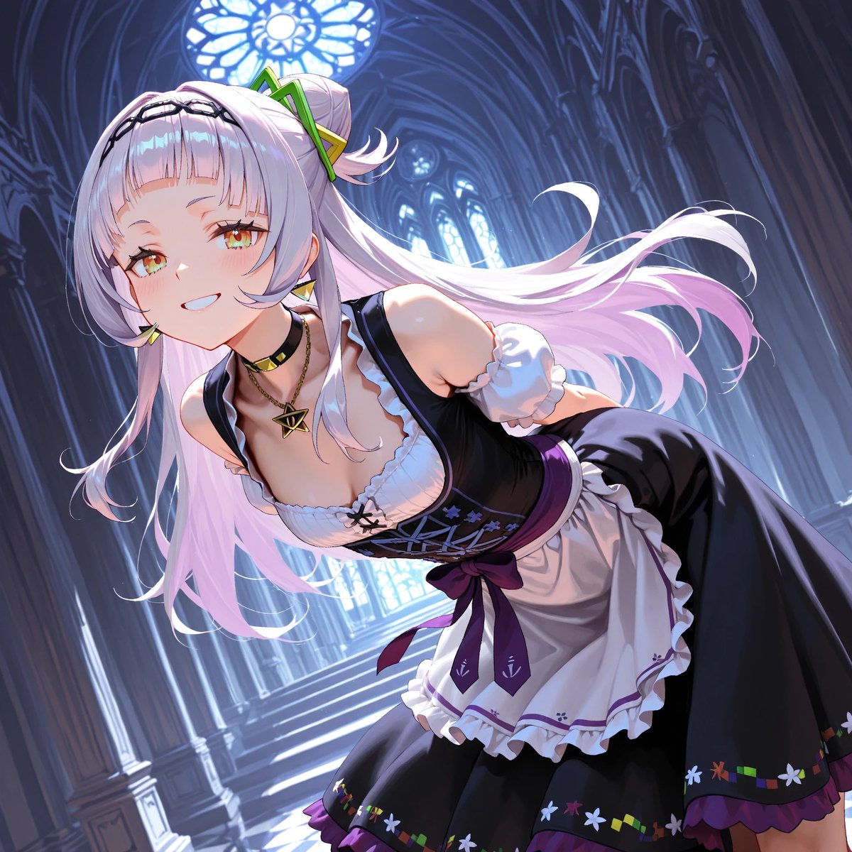 紫咲シオン/ホロライブ
Murasaki Shion / Hololive
SFW
 #AIart #AIイラスト︎