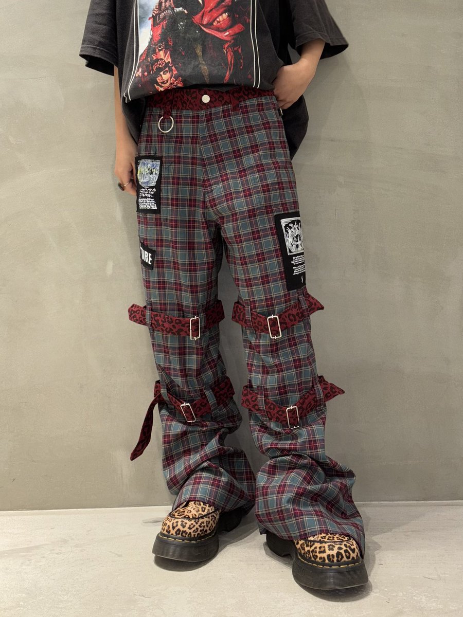 rurumu: rurumu:×KIDILL check bondage pants Color : multi Size : M