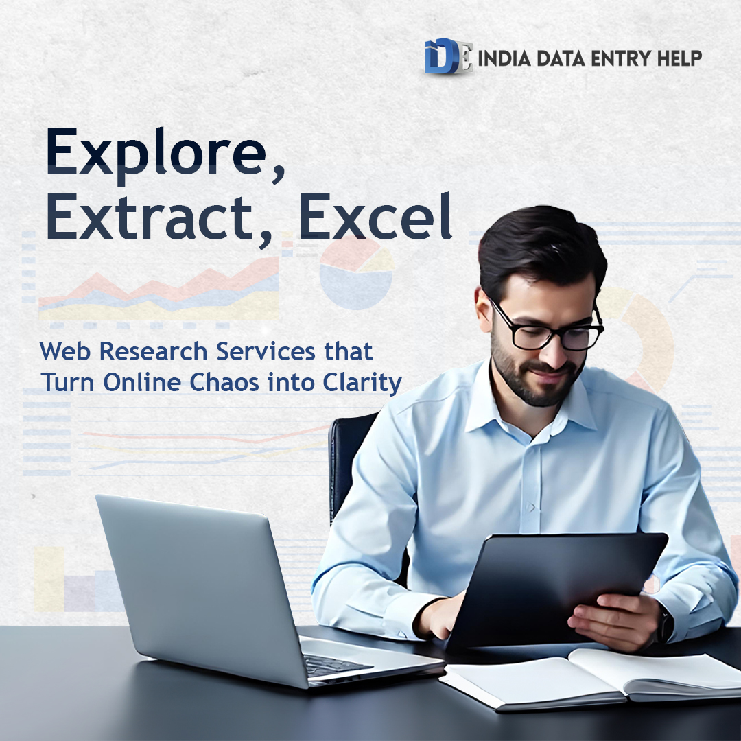 ind_dataentry's tweet image. 🌐 Explore, Extract, Excel!
Turn online chaos into clarity with our Web Research Services — 

Discover today!
📩 Contact us - support@indiadataentryhelp.com

#webresearch #WebResearchServices #IndiaDataEntryHelp
