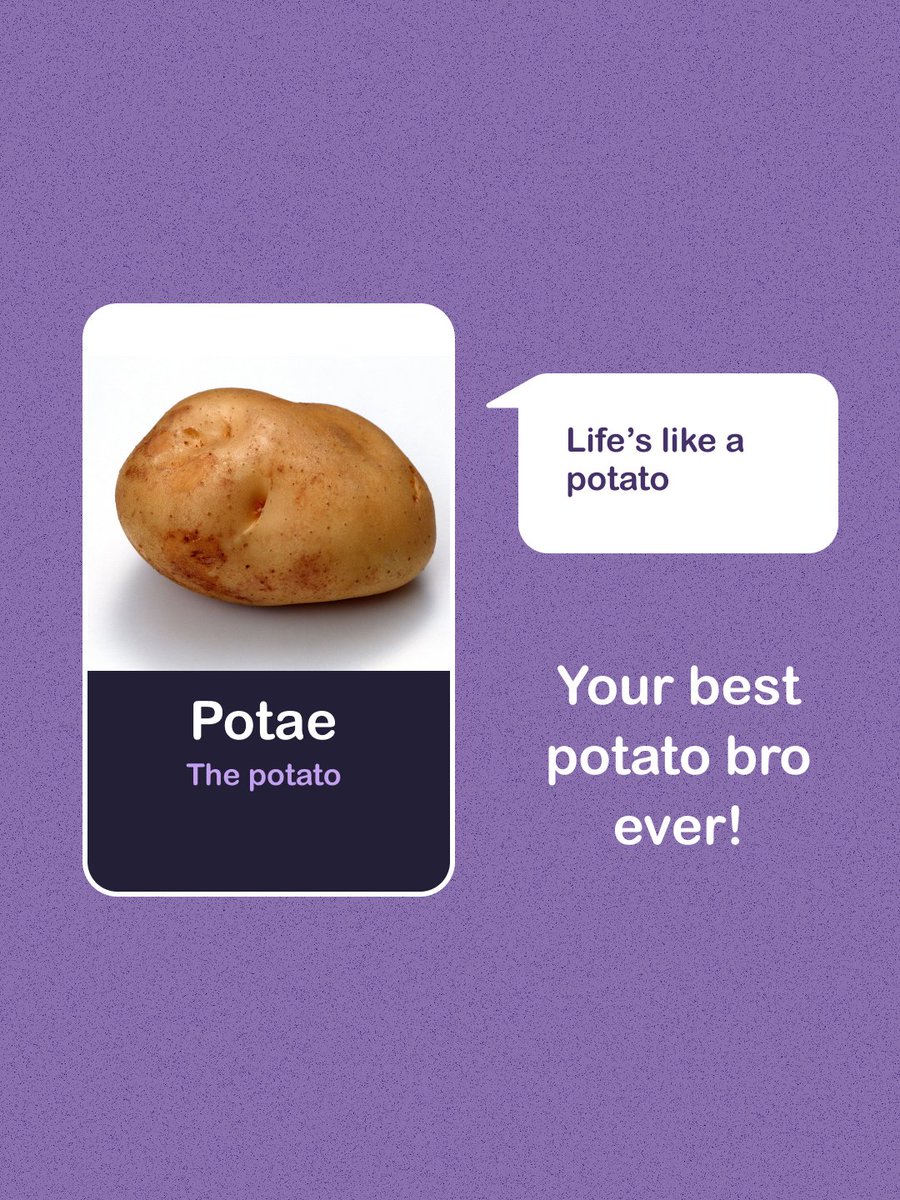 Saen_D1999's tweet image. When life&apos;s being too hard on you, talking with someone might help you feel better.😊

Meet Potae the potato! Your best bro who listens to everything and always stays calm. 

Come and take some time with him in Yu-Me.ai now!

#Yume_AI #AIroleplay #AIchatbot #AIchat