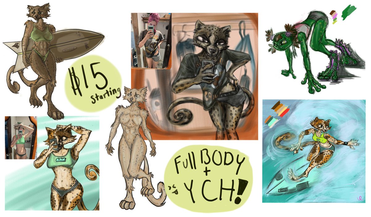 wholesomeish_vk's tweet image. Hola!:) my name&apos;s Veronica I&apos;m a freelance 2D/3D artist! Currently specifically in athro characters/furry art 🎨🐆 you can find my portfolio link in my bio ☺️☺️🤗🤗 

I also have experience in video editing/animatics and storyboard 

#furryartist #furryart #lookingforwork #anthro