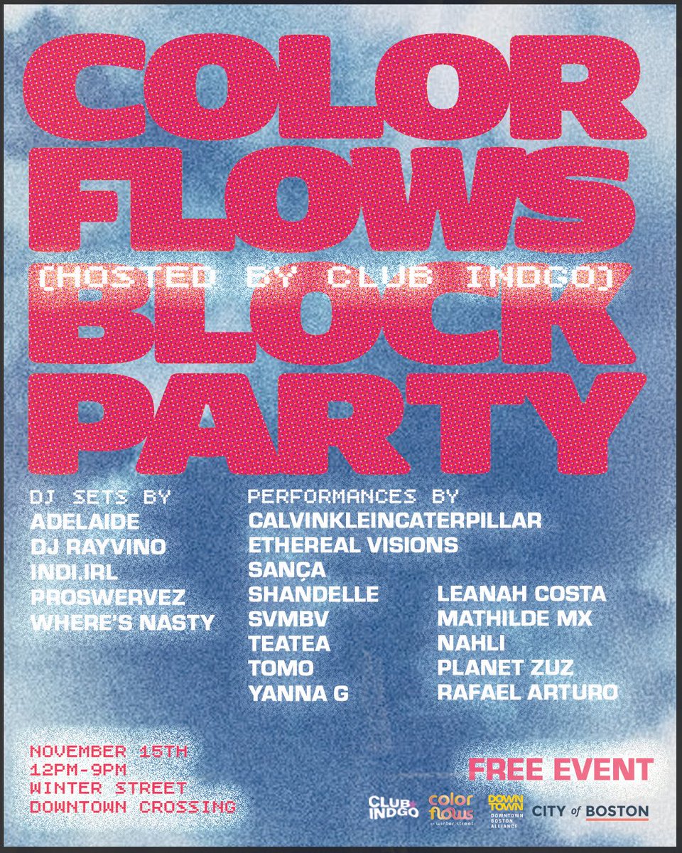 Got a show Saturday pop out if you love me, downtown