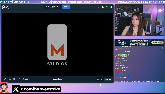 100$ bonus buy is coming in next hour 
kick.com/hanvee