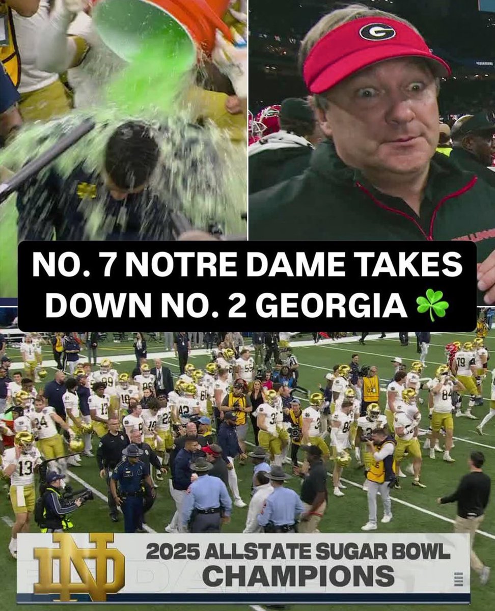 Notre Dame vs the SEC Champion last season: