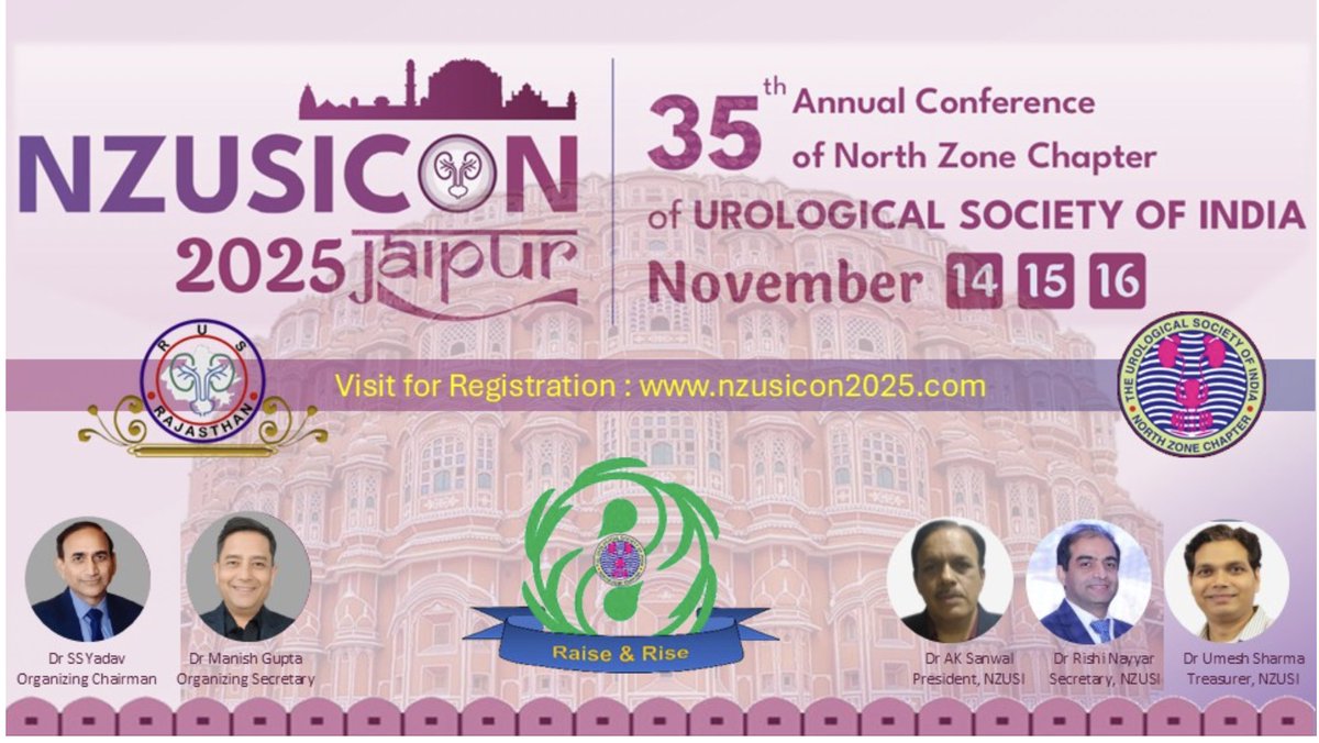 North Zone Chapter of Urological Society of India tweet media