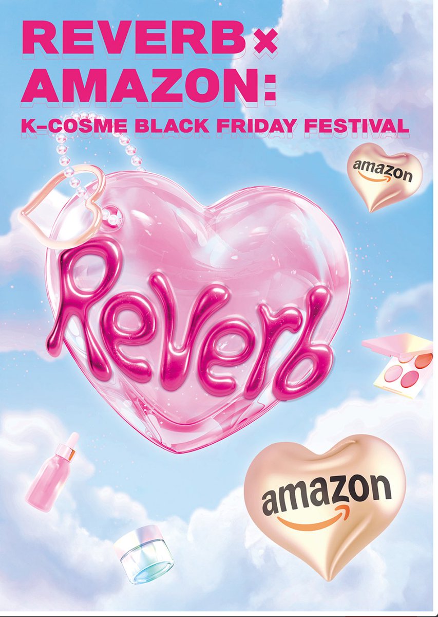 第３回Reverb × Amazon
K-Cosme Black Friday Festival

11/22(土)・11/23(日)
ベルサール渋谷ファースト B1
入場無料🙌だから
チケット早くゲットして！

会場で気になるアイテムお試し◎
そのまま購入もOK🙆‍♀️
サンプルやお土産も、もらえるかも?
<a href="/ReverbJP/">Reverb</a> 
tiget.net/users/1762837