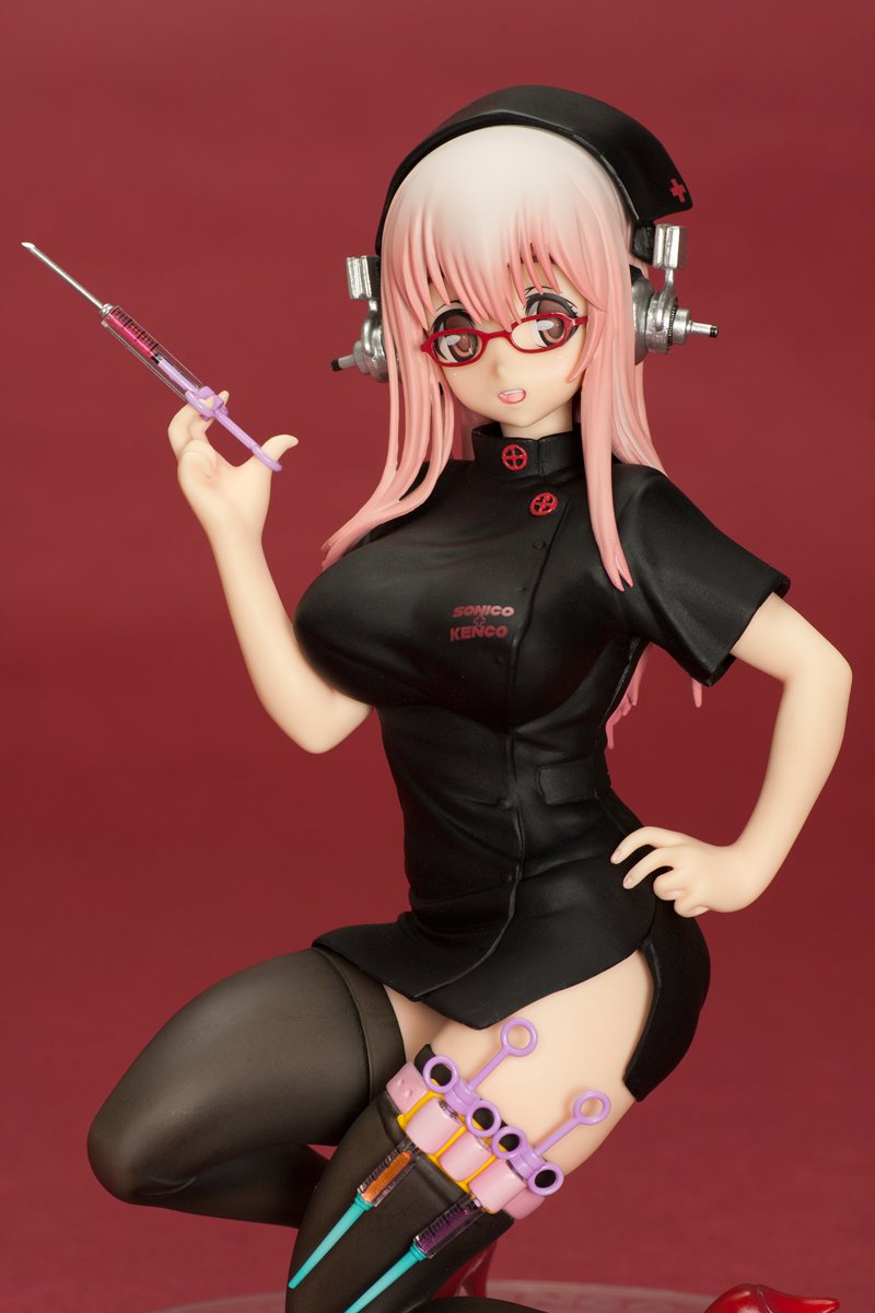 DarksFigures's tweet photo. 🔞 Sonico 
1/7th scale - Shouakuma Nurse ver. | SoniComi (Super Sonico) 
(by Orchid Seed) https://t.co/kcIGdilmZK