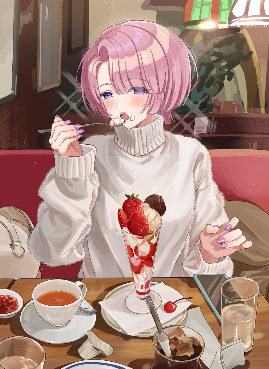 #有村麻央 #学マスFA
口…ついてますよ