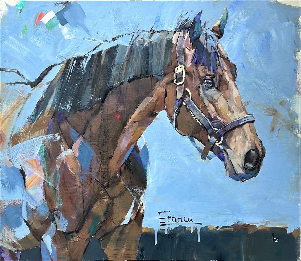 🐴「古河原泉が描く『美しい馬』の世界」でエフフォーリアが描かれまし