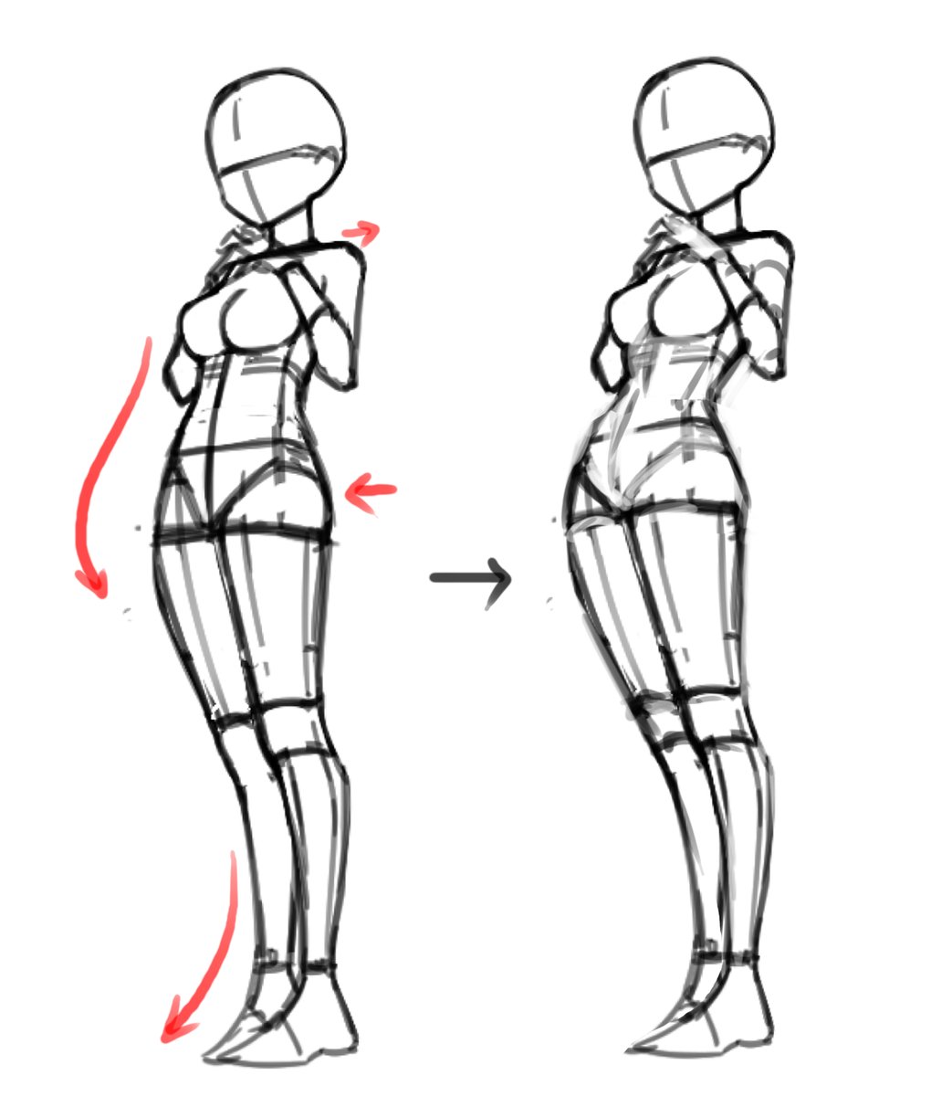 Kcreed11's tweet image. 원포인트 인체들~! 
내가 생각 했던 것보다 훨~~씬 모델 포즈로 힘을 주고 있는 
느낌 내보기
다 됬다고 생각 했을 때 한번 더 수정해보면 좋아질 때가 있어요