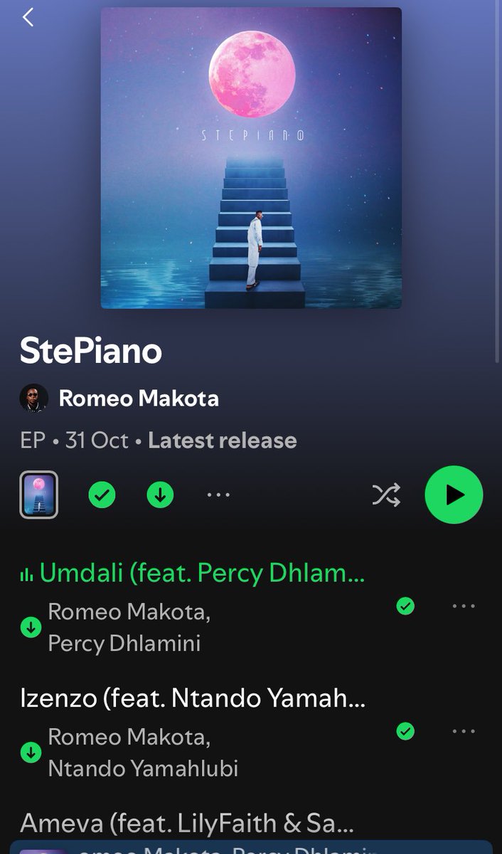 Despite my fatigue with 3-Step, <a href="/RomeoMakota/">Romeo Makota</a>’s StePiano EP is a thing of beauty🙏🏾🔥