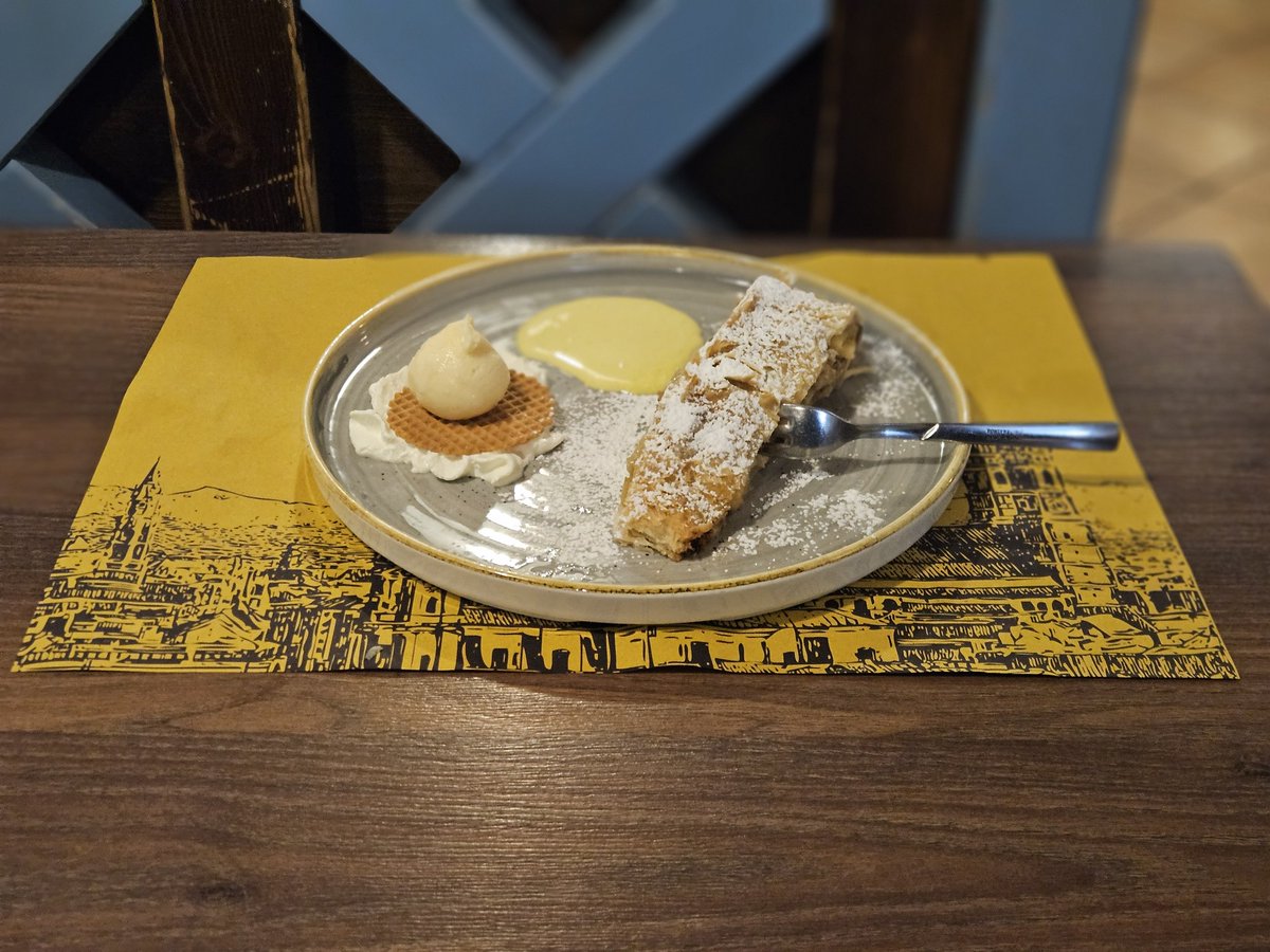 A light German lunch in the Italian Tyrol.