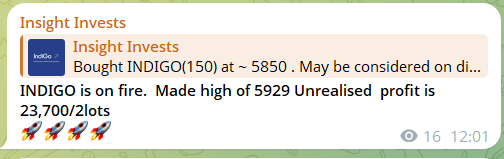 insightinvests's tweet photo. ANGLEONE, INDIGO, INDUSIND BANK - our positional bets absolutely soared today! 📈 Great shots for the free Telegram channel.
TELEGRAM - https://t.co/dnp9opGKc3
#angleone #INDUSINDBK #Indigo1B #INDIGO #Breakoutstocks #Breakout #Breakoutstock #BreakoutSoon #BREAKING #breakingnews