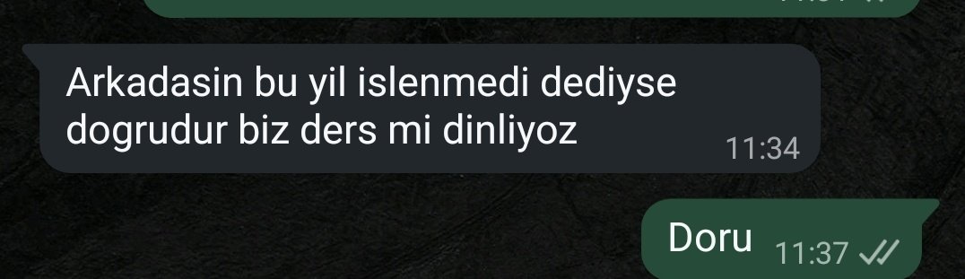 Farklı bölümdeyken ortak dersi alıyoruzdur..