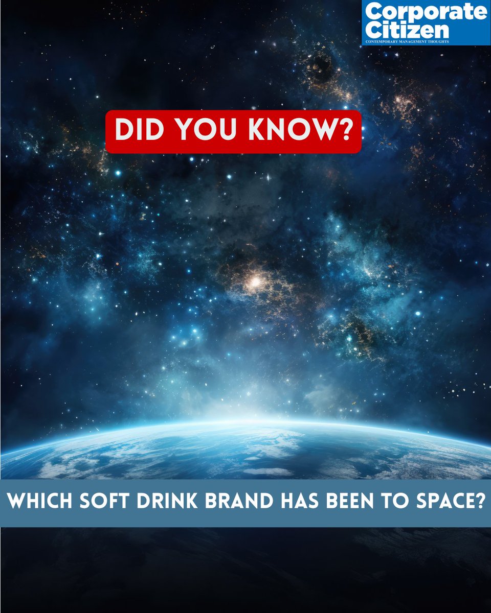 C_CMagazine's tweet image. Did you know ? 

#didyouknow #funfacts #softdrink #space #informtaion #businessfacts #BusinessNews