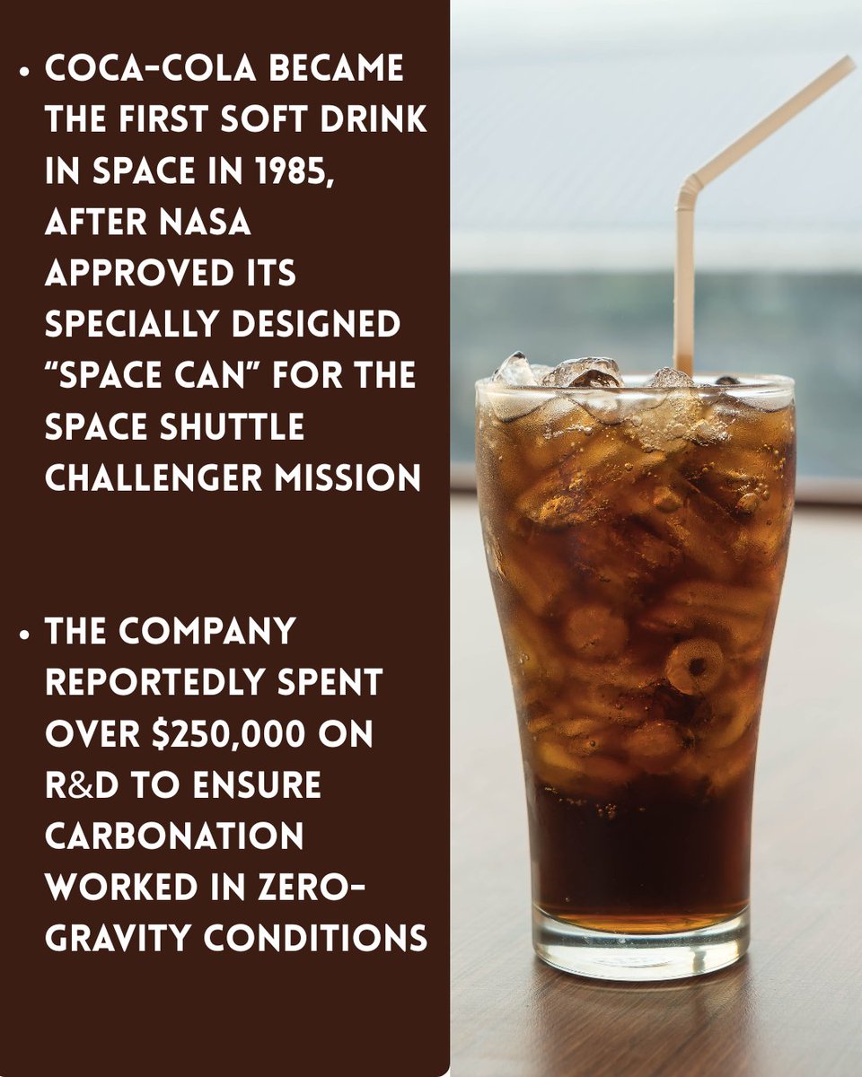 C_CMagazine's tweet image. Did you know ? 

#didyouknow #funfacts #softdrink #space #informtaion #businessfacts #BusinessNews