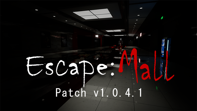 CivettaWorks's tweet photo. 🛠️ Game Update v1.0.4.1 is out! 

Escape: Mall has improved 2 more localization!
This time, Simplified Chinese and Korean localization is properly translated! ✨

More details 🔽
https://t.co/36GOWU7dX9

#horrorgame #indiegame #Steam