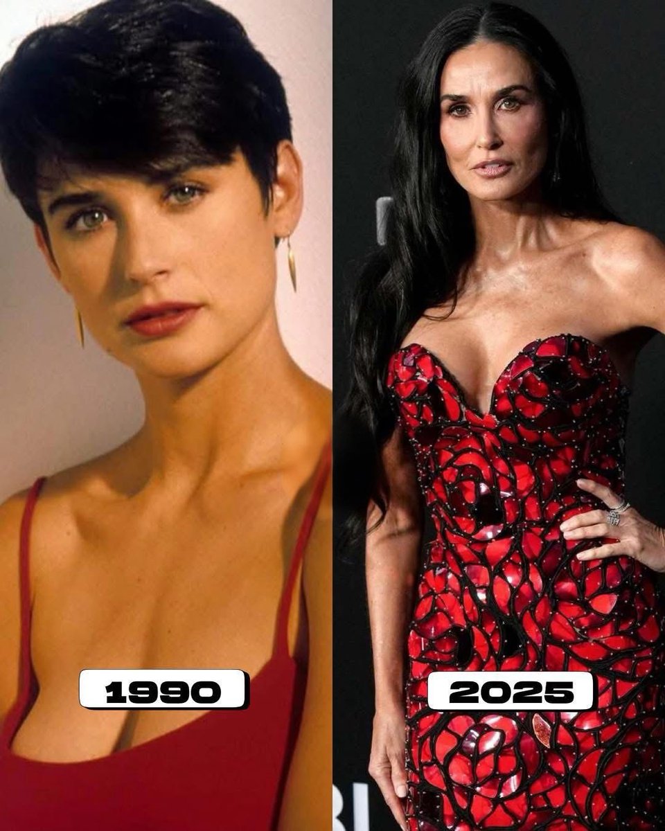 Demi more is aging like fine wine, she’s 63