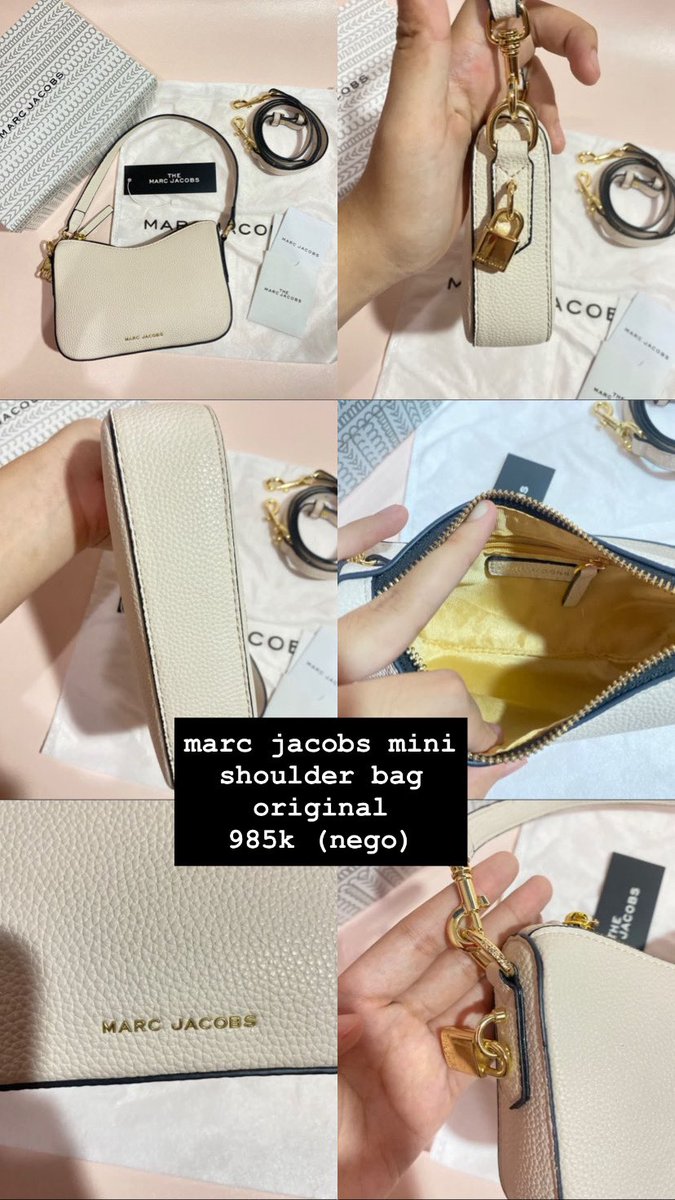BibelRainaa's tweet photo. WTS
PRELOVED BAG
dom surabaya, masi bisa nego
bisa cod, gosend, jne, jnt, shopee
- MLB mini tote bag (original)
-marc jacobs mini shoulder bag (original)
-lacoste 2 tone tote bag medium (original)
-lacoste totebag grey (1:1)

#wts #wtb #zonauang #zonajajan https://t.co/4xv6YPEV1Q
