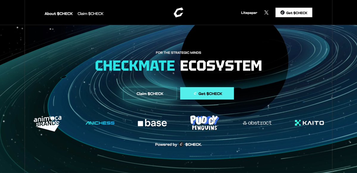 CheckmateFDN's tweet image. CHECK the new look of the Checkmate Ecosystem.

checkmate.foundation