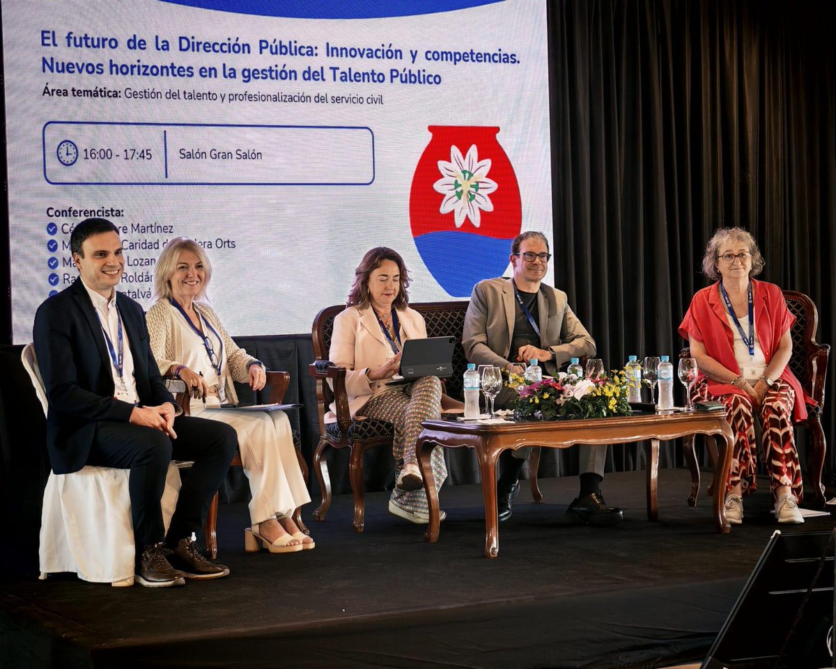 📢 El #INAP participa en el XXX Congreso Internacional del <a href="/CLAD_Org/">CLAD</a>, celebrado en Asunción (Paraguay)

 💡Hablamos sobre el futuro de la dirección pública, la #innovación, la negociación colectiva y las competencias para una #Administración más eficaz

#CLAD2025