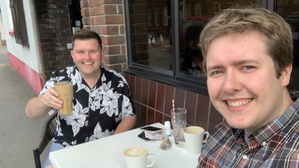 I’ve been enjoying a week off to celebrate/commiserate turning 30, but I got a timely reminder of this lovely photo from a few years ago and the importance of “taking twice as long to do half as much”. 🎂

On what would’ve been his big 5-0, happy birthday <a href="/GaryBurgessCI/">Gary Burgess</a> 🎉