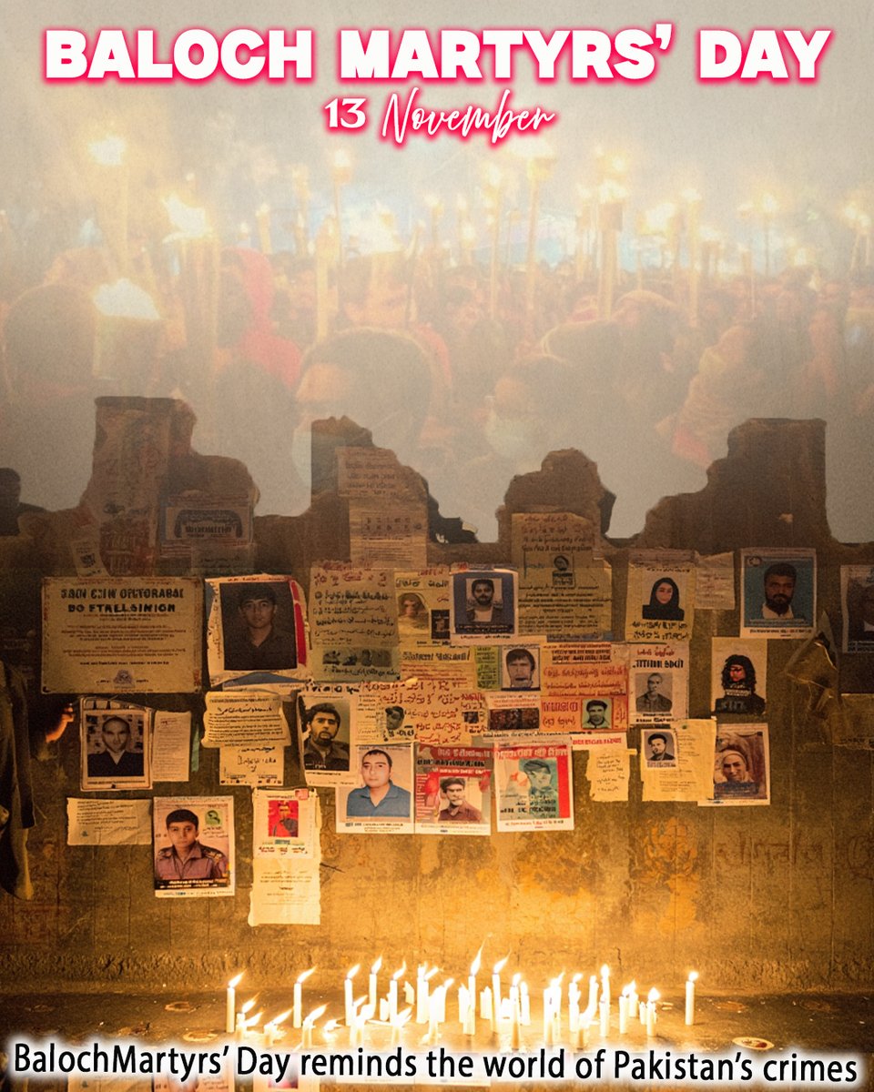 manasbalNNNNNMM's tweet photo. BalochMartyrs Day is not just remembrance, it is resistance. It reminds the world of Pakistan’s crimes against Balochistan. People can be killed but not the ideas they stood for. #BalochMartyrsDay #JusticeForBalochistan #RememberTheMartyrs #EndPakOppression https://t.co/fAn5yzPWTv
