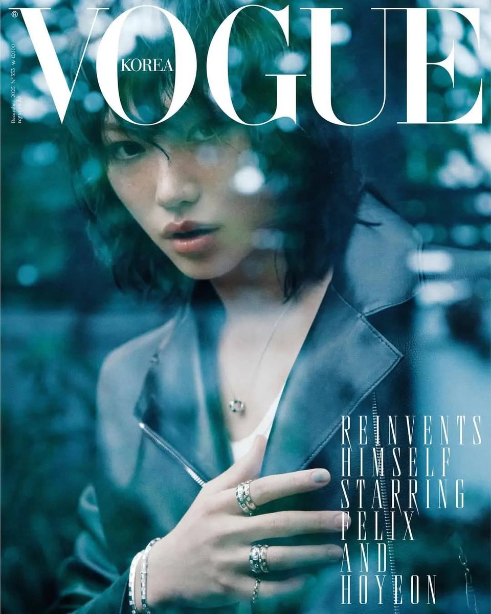 kbgmedia's tweet photo. #Felix from #StrayKids for VOGUE Korea December 2025 Issue https://t.co/4cCxVtOAYq
