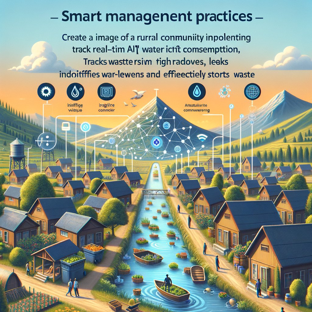 💧 Gestion intelligente : l'IA aide les communes rurales à mieux gérer l'eau et les déchets  
Grâce à l’IA, les petites communes surveillent leur consommation en temps réel, détectent fuites et optimisent le tri.  
Moins de gaspillage, plus d’efficacité, un avenir durable pour