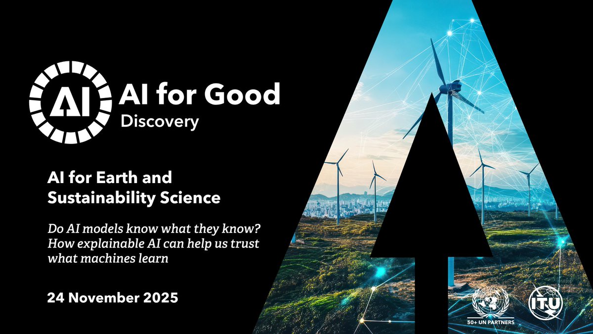 AIforGood's tweet image. Can we truly trust what #AI models claim to know?

Join us on 24 November for this #AIforGood Discovery session with @AntoniosMamala2 (@UVA), moderated by Gustau Camps-Valls (@UV_EG) to discover how Explainable AI (#XAI) can reveal when models truly learn meaningful patterns…