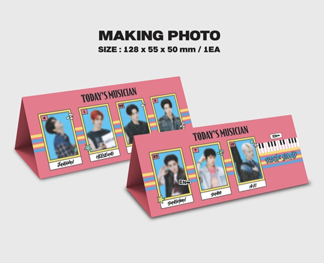 ENHYPEN WORLD 쿠폰카드 컬렉션 
(ROCK BAND Ver.) #엔하이픈 #ENHYPEN 

- SP 카드 (5%확률)
- VAMPIR TICKET
- CONCEPT PHOTO
- MAKING PHOTO