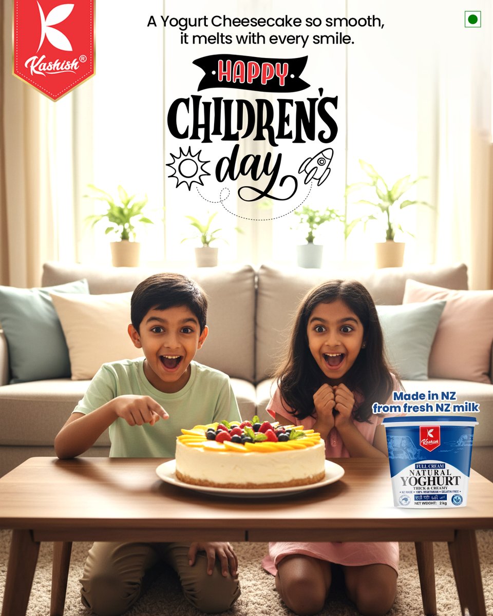 Celebrating the innocent smiles and vibrant energy of our future! May their lives be filled with happiness and the goodness of nature. Happy Children's Day from Kashish Foods!