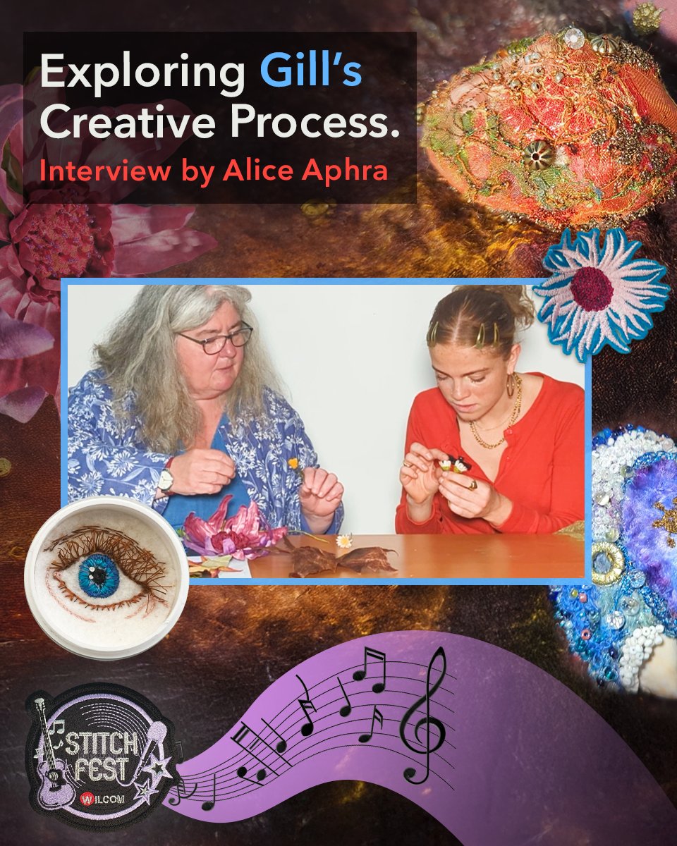 Wilcom_Int's tweet image. Go inside the mind of Gill Fox — Exclusive Interview
Discover her creative process and what fuels her embroidery artistry.

🎬 Watch now: zurl.co/DkO5e 

Plus 20% off EmbroideryStudio 2025*

#StitchFest #Wilcom #EmbroideryInspiration #GillFox 
*Conditions Apply