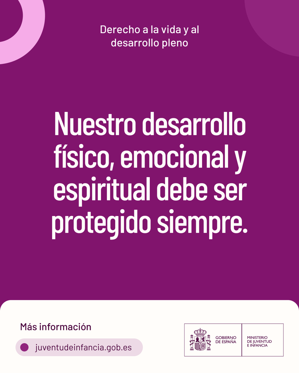 Cada niña y cada niño tiene derecho a una vida plena.

El derecho a un desarrollo pleno está en el corazón de las políticas públicas de infancia. Garantizar que todos los niños y niñas crezcan seguros y acompañados es una responsabilidad compartida.

#DíadelaInfancia