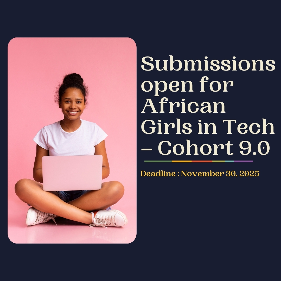 fundsforngos's tweet image. 👩🏾‍💻 Applications OPEN!
Join African Girls in Tech – Cohort 9.0

💡 AI | Product Design | Data Analytics | Web &amp;amp; App Dev | Branding
🎓 For African women 18–35
📅 Deadline: Nov 30

🔗www2.fundsforngos.org/?p=415662

#AfricaAgility #GirlsInTech #WomenInTech #STEMAfrica #ApplyNow