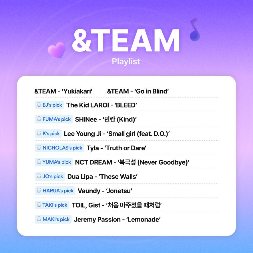 북극성은 작년부터 꾸준하게 유마가 추천하는 노래고
Alone도 지난 달에 앤팀앤팝 <힙합편> 에서 추천햇던 노래임!!!! ㅋㅋㅋㅋㅋㅋㅋㅋㅋㅋ