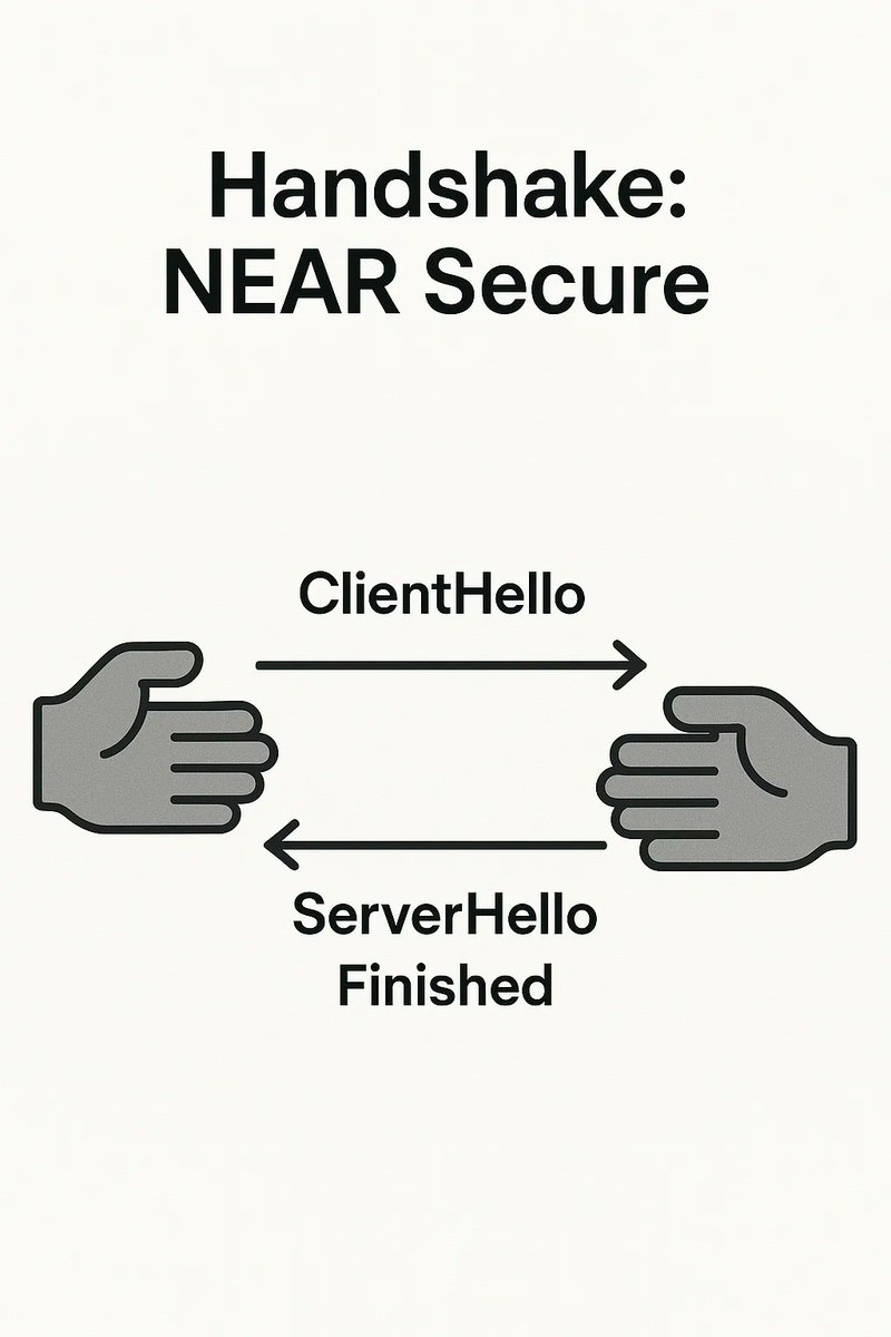letema88's tweet image. 🤝 Handshake: NEAR Secure
In a world where trust is broken, $NEAR builds bridges.
Every transaction, every interaction — cryptographically verified, instantly final, and truly yours.
Welcome to the future of secure communication.
@NEARProtocol 
#Blockchain #Web3 #CryptoSecurity