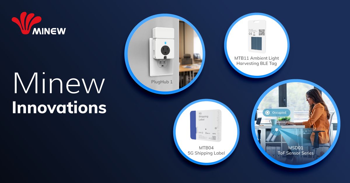 Minew_Tech's tweet image. Minew Innovations:
MSD01: Precise occupancy &amp;amp; distance detection.
PlugHub 1: Fast IoT deployment with secure data-to-cloud connectivity.
MTB11: Battery-free asset tracking powered by ambient light.
MTB04: Real-time 5G shipping labels with GPS &amp;amp; condition monitoring.